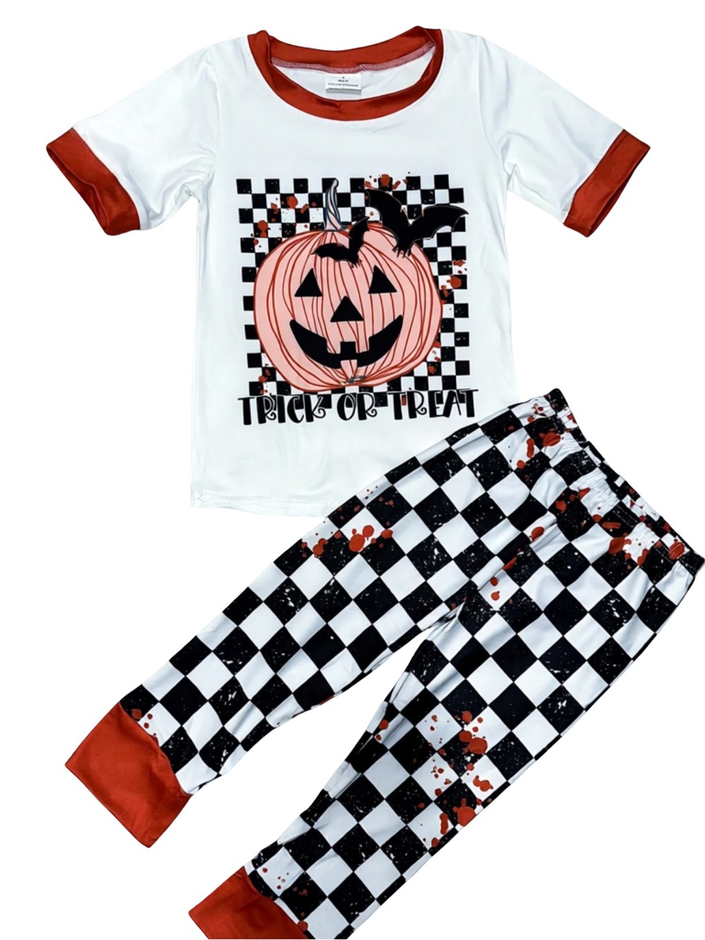 NEW Boys Boutique Halloween Jack O Lantern “Trick or Treat” Jogger Set Multiples